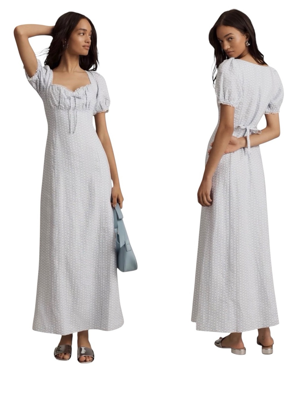 Reformation Cherise Linen Midi Dress